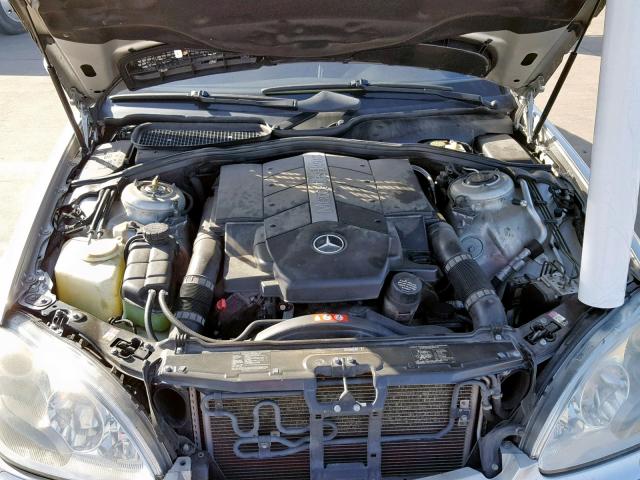 WDBNG84J05A442585 - 2005 MERCEDES-BENZ S 500 4MAT SILVER photo 7