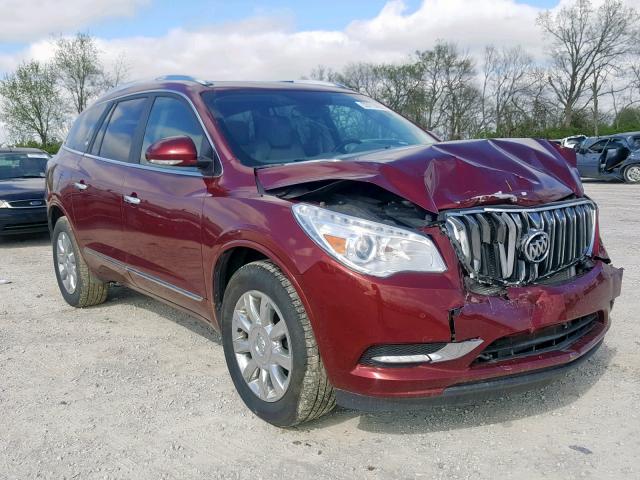 5GAKVBKD3FJ108378 - 2015 BUICK ENCLAVE MAROON photo 1