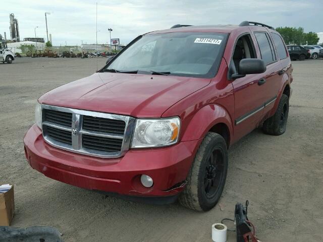 1D8HB48N68F119993 - 2008 DODGE DURANGO SL RED photo 2