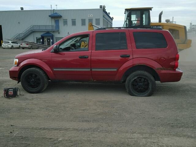 1D8HB48N68F119993 - 2008 DODGE DURANGO SL RED photo 9