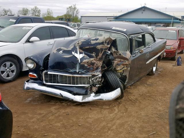 B55N011478 - 1955 CHEVROLET 210 BLUE photo 2