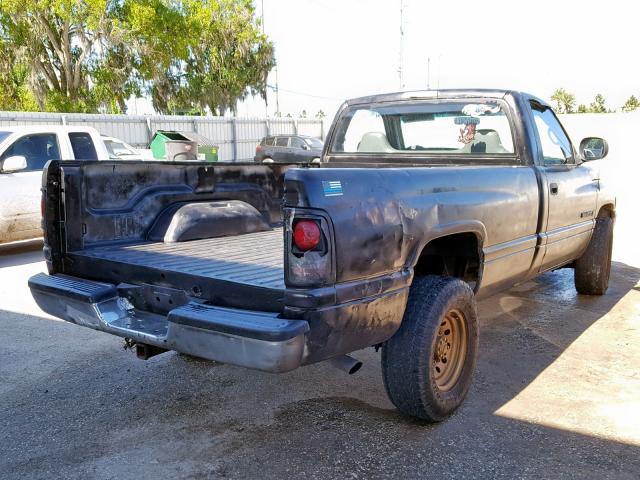 3B7KC26Z81M267208 - 2001 DODGE RAM 2500 BLACK photo 4