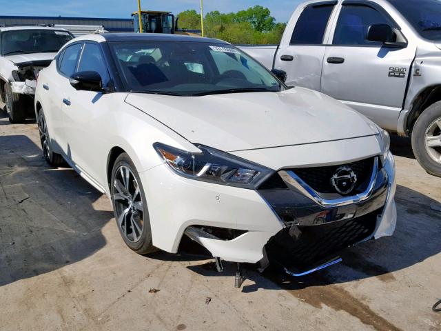 1N4AA6AP5JC405034 - 2018 NISSAN MAXIMA 3.5 WHITE photo 1