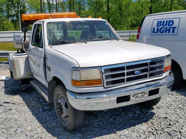 1FDLF47F6VEC10136 - 1997 FORD F SUPER DU WHITE photo 1