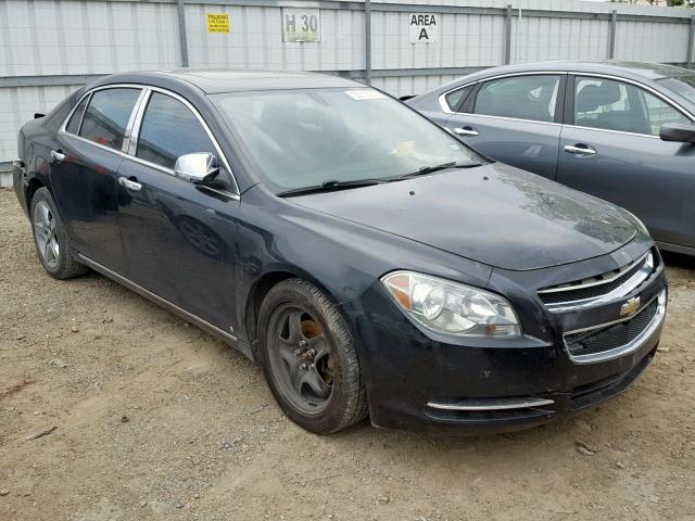 1G1ZH57B99F181588 - 2009 CHEVROLET MALIBU 1LT BLACK photo 1