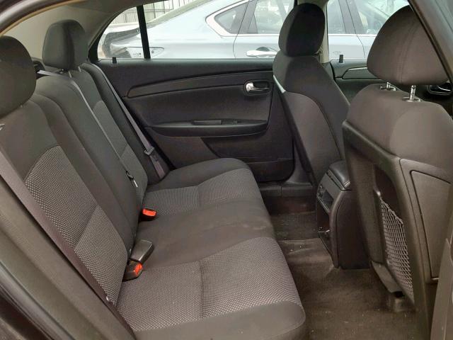 1G1ZH57B99F181588 - 2009 CHEVROLET MALIBU 1LT BLACK photo 6