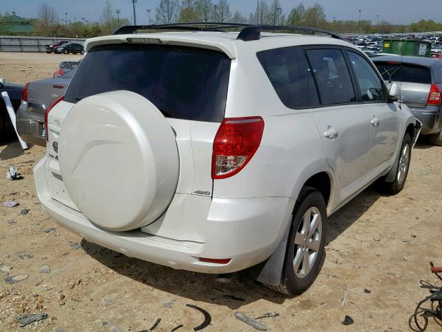 JTMBD31V975113256 - 2007 TOYOTA RAV4 LIMIT WHITE photo 4