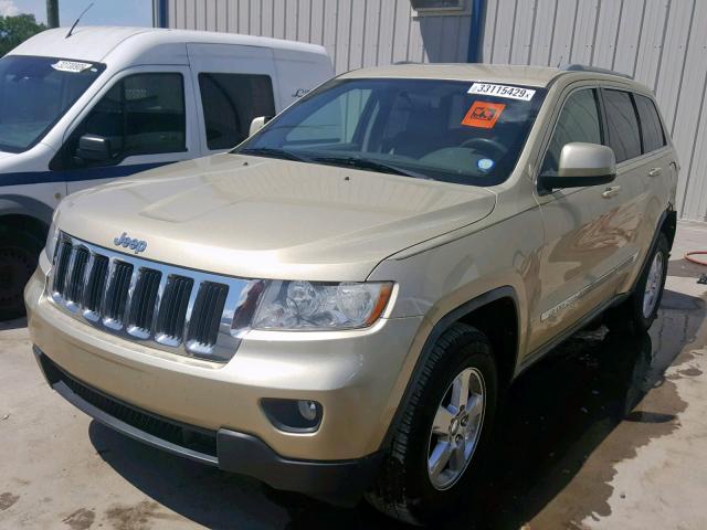 1C4RJEAG7CC162689 - 2012 JEEP GRAND CHER GOLD photo 2