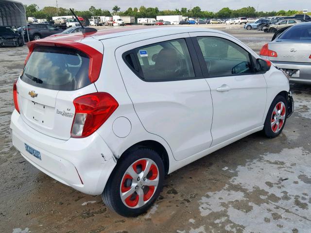 KL8CD6SA3GC604234 - 2016 CHEVROLET SPARK 1LT WHITE photo 4