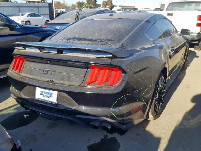 1FA6P8CF4J5123623 - 2018 FORD MUSTANG GT BLACK photo 4