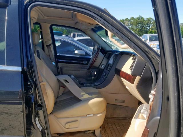 5LMEU88H85ZJ00572 - 2005 LINCOLN AVIATOR 黑色 照片 5