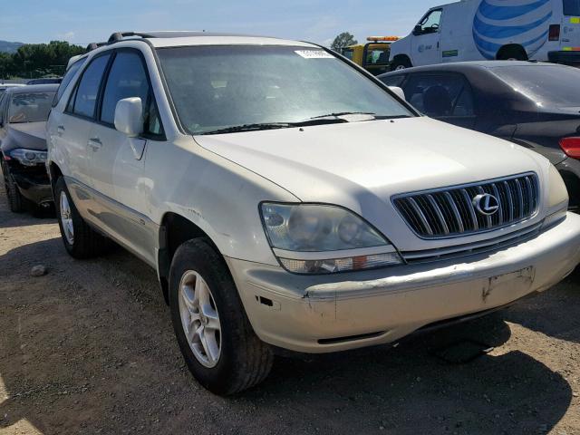 JTJHF10U210219695 - 2001 LEXUS RX 300 WHITE photo 1