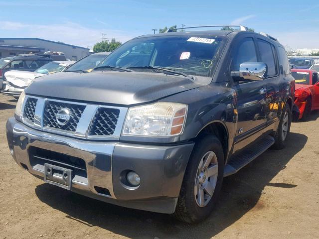 5N1AA08A35N720686 - 2005 NISSAN ARMADA SE GRAY photo 2