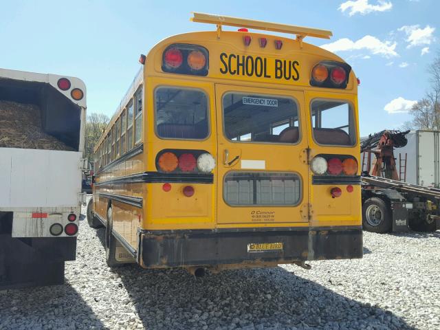 1BAKGCKA65F225775 - 2005 BLUE BIRD SCHOOL BUS YELLOW photo 3