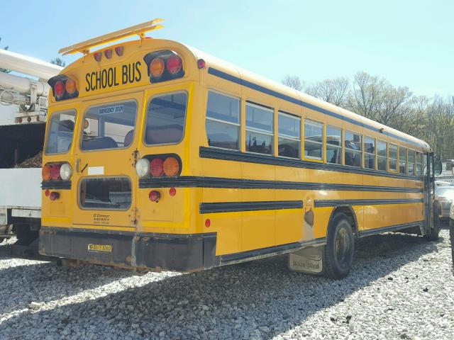 1BAKGCKA65F225775 - 2005 BLUE BIRD SCHOOL BUS YELLOW photo 4