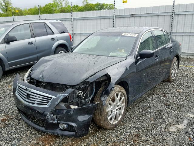 JN1CV6AP6BM510834 - 2011 INFINITI G37 BASE BLACK photo 2