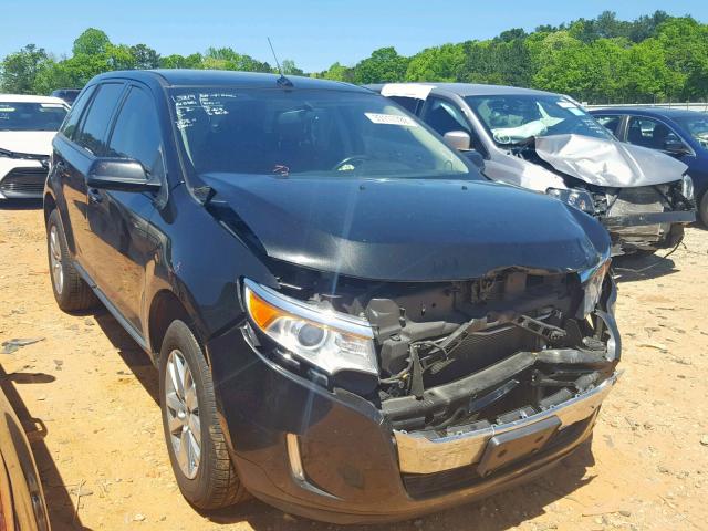 2FMDK3JC3DBB81178 - 2013 FORD EDGE SEL BLACK photo 1