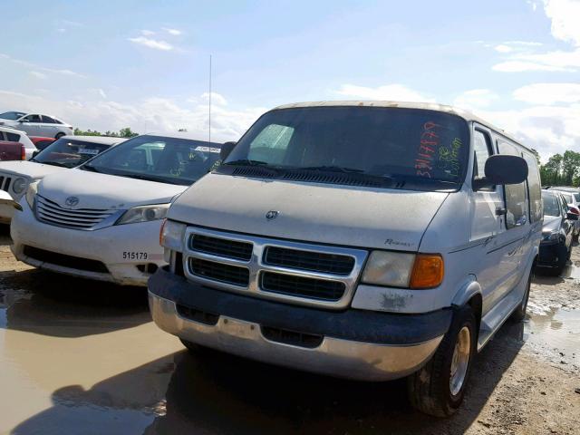 2B6HB11Z9XK510893 - 1999 DODGE RAM VAN B1 WHITE photo 2