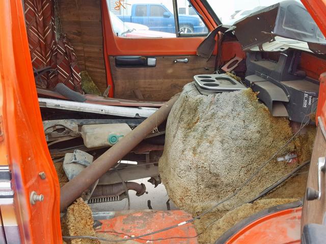 B21BF8X135410 - 1978 DODGE VAN ORANGE photo 5