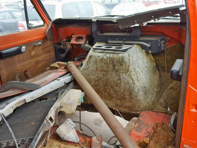 B21BF8X135410 - 1978 DODGE VAN ORANGE photo 9