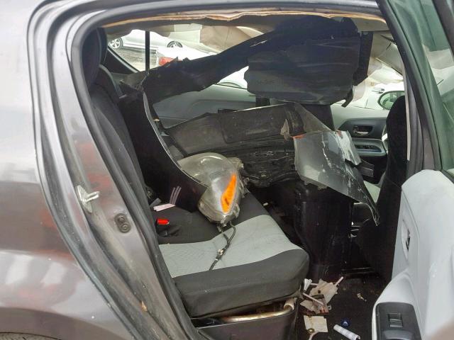 JTDKDTB35C1517041 - 2012 TOYOTA PRIUS C GRAY photo 6