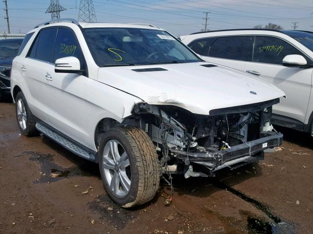 4JGDA5HB9FA546425 - 2015 MERCEDES-BENZ ML 350 4MA WHITE photo 1