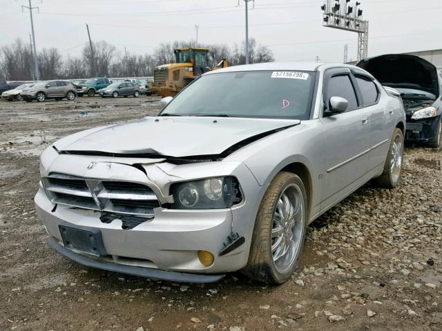 2B3CA3CV2AH107486 - 2010 DODGE CHARGER SX SILVER photo 2