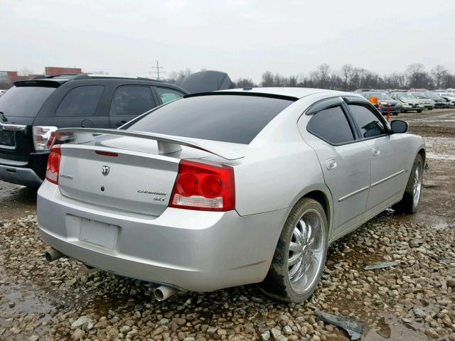 2B3CA3CV2AH107486 - 2010 DODGE CHARGER SX SILVER photo 4