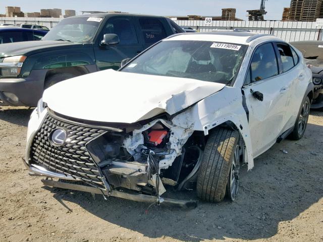 JTHU9JBH9K2004375 - 2019 LEXUS UX 250H WHITE photo 2