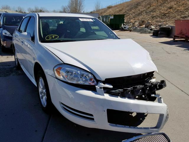 2G1WF5E31C1142819 - 2012 CHEVROLET IMPALA LS WHITE photo 1