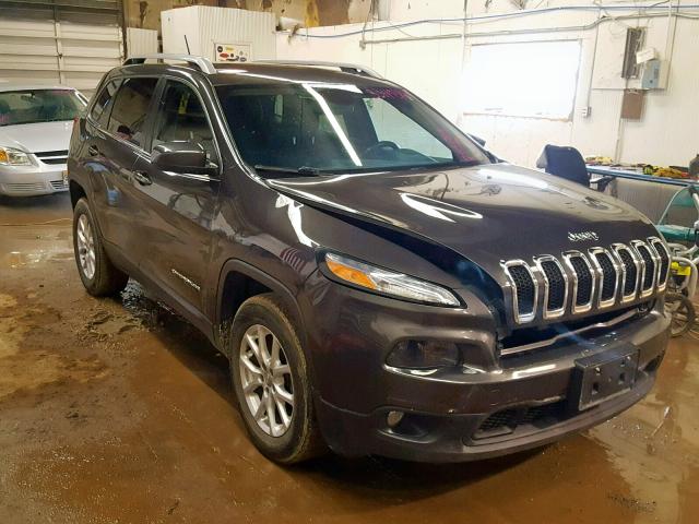 1C4PJMCB0EW255865 - 2014 JEEP CHEROKEE L GRAY photo 1