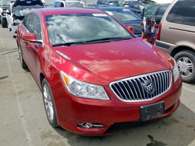 1G4GC5E39DF304626 - 2013 BUICK LACROSSE RED photo 1