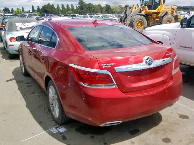 1G4GC5E39DF304626 - 2013 BUICK LACROSSE RED photo 3