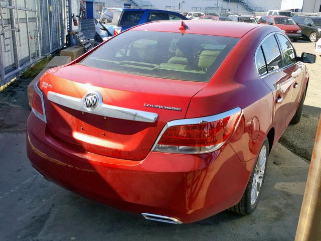 1G4GC5E39DF304626 - 2013 BUICK LACROSSE RED photo 4