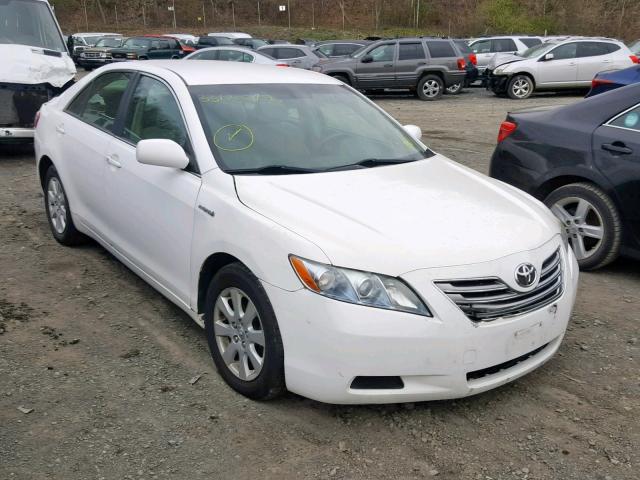 4T1BB46K79U093300 - 2009 TOYOTA CAMRY HYBR WHITE photo 1