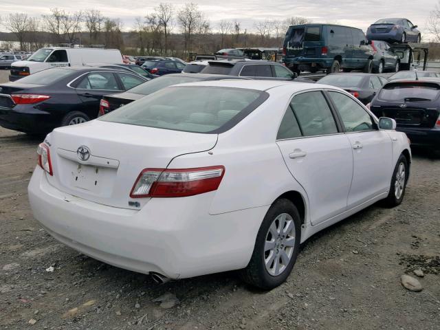 4T1BB46K79U093300 - 2009 TOYOTA CAMRY HYBR WHITE photo 4