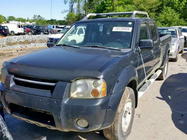 1N6ED29X02C358901 - 2002 NISSAN FRONTIER C BLACK photo 2