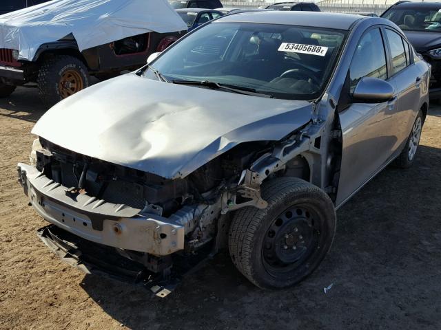 JM1BL1UG3B1437114 - 2011 MAZDA 3 I SILVER photo 2