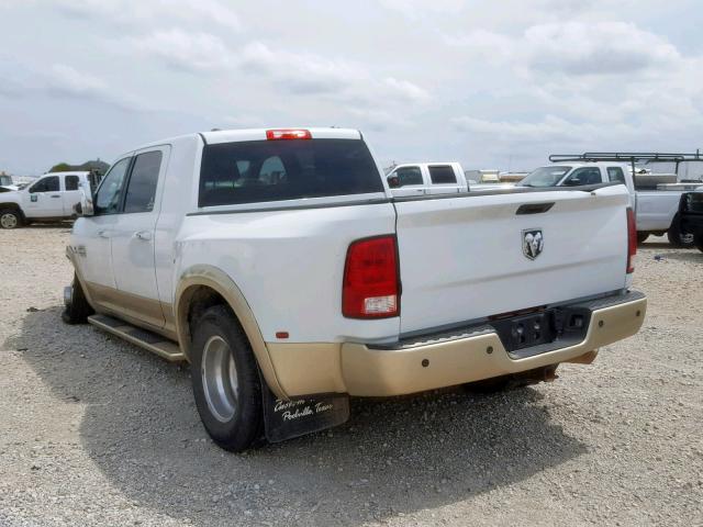 3D73M4HL2BG571985 - 2011 DODGE RAM 3500 WHITE photo 3