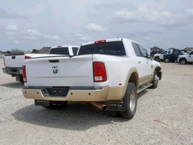 3D73M4HL2BG571985 - 2011 DODGE RAM 3500 WHITE photo 4