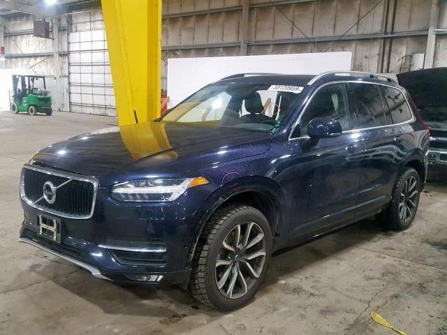 YV4A22PK4H1119903 - 2017 VOLVO XC90 T6 BLUE photo 2