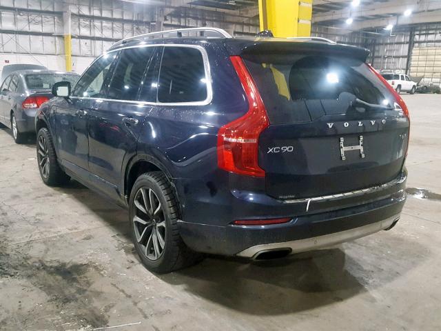 YV4A22PK4H1119903 - 2017 VOLVO XC90 T6 BLUE photo 3