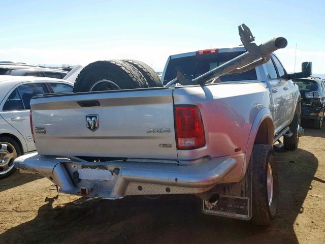 3C63DRKL7CG285638 - 2012 DODGE RAM 3500 L SILVER photo 4