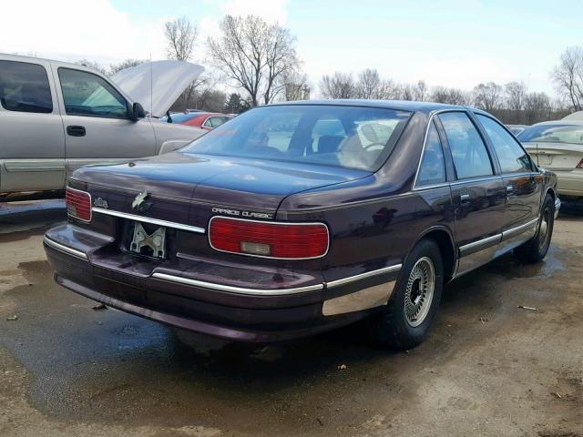 1G1BN52P3RR124394 - 1994 CHEVROLET CAPRICE CL MAROON photo 4