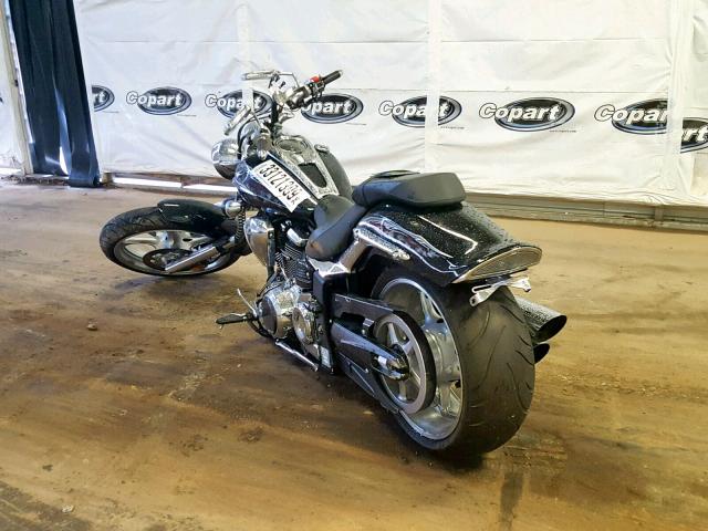 JYAVP27E7BA013058 - 2011 YAMAHA XV1900 CU BLACK photo 3