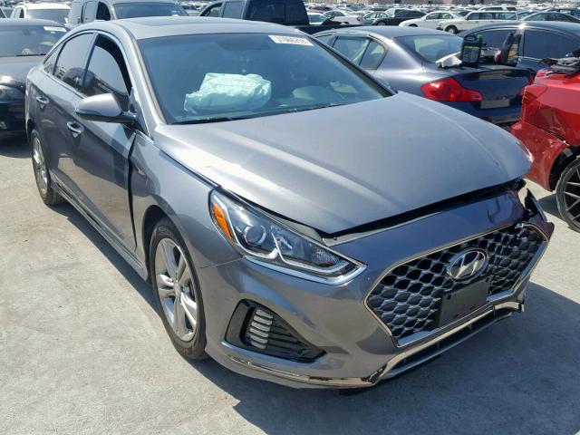 5NPE34AFXJH685863 - 2018 HYUNDAI SONATA SPO GRAY photo 1