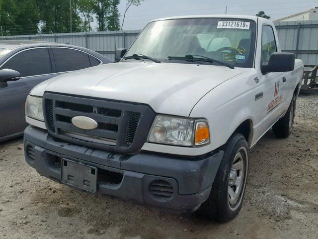 1FTYR10D58PA38540 - 2008 FORD RANGER WHITE photo 2