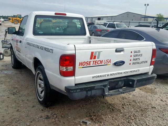 1FTYR10D58PA38540 - 2008 FORD RANGER WHITE photo 3