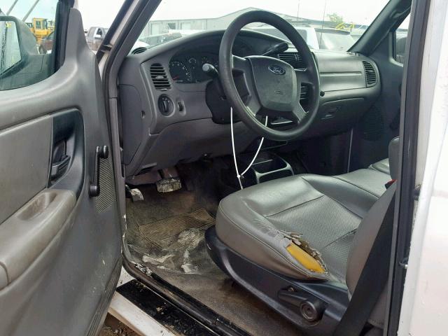 1FTYR10D58PA38540 - 2008 FORD RANGER WHITE photo 9