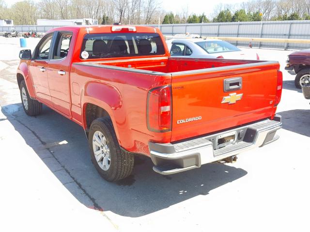 1GCGTBE31F1206435 - 2015 CHEVROLET COLORADO L RED photo 3